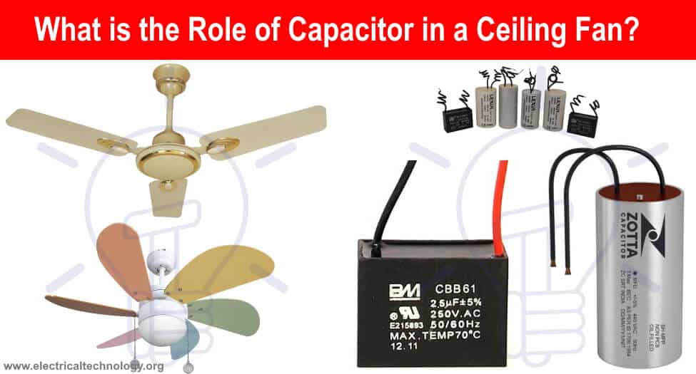 What is the Role of Capacitor in a Ceiling Fan