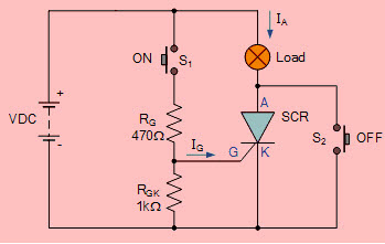 DC Thyristor Circuit