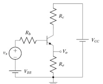 Common Collector Amplifier or Emitter Follower Circuit