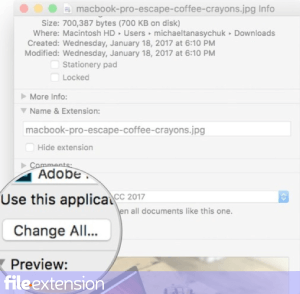 Associate software with HEX file on Mac
