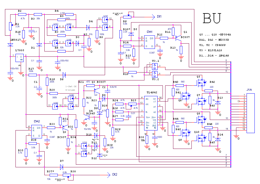 Bit3105 схема инвертора