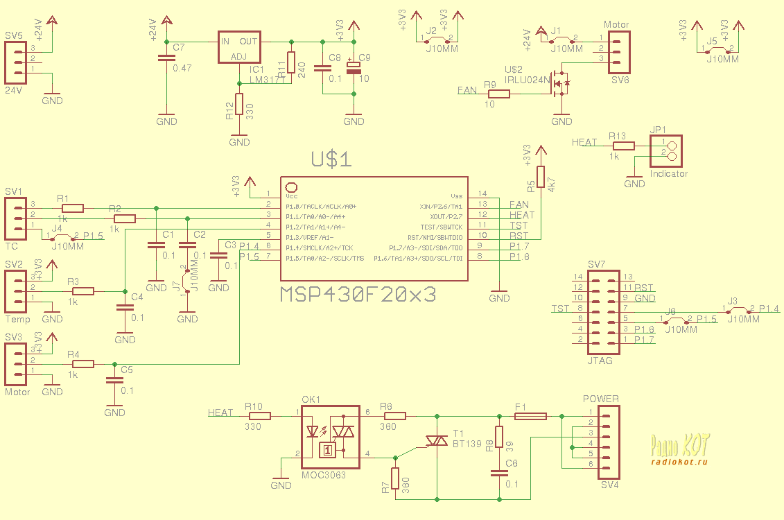 Lukey 702 схема принципиальная