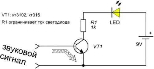 Мигалка на кт315 схема на 12 вольт